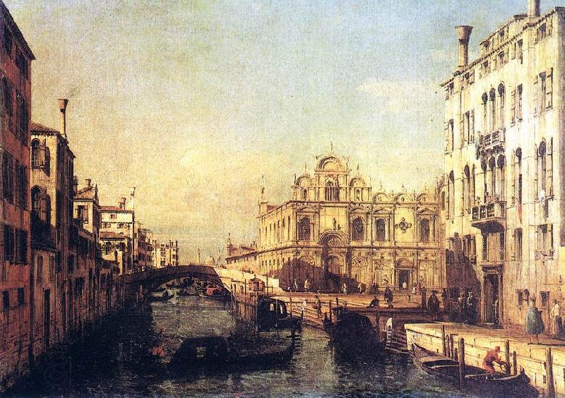 Bernardo Bellotto Scuola of San Marco oil painting picture